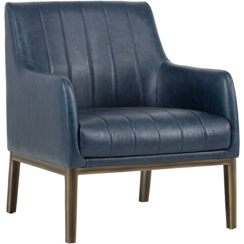 Wolfe Vintage Blue Lounge Chair